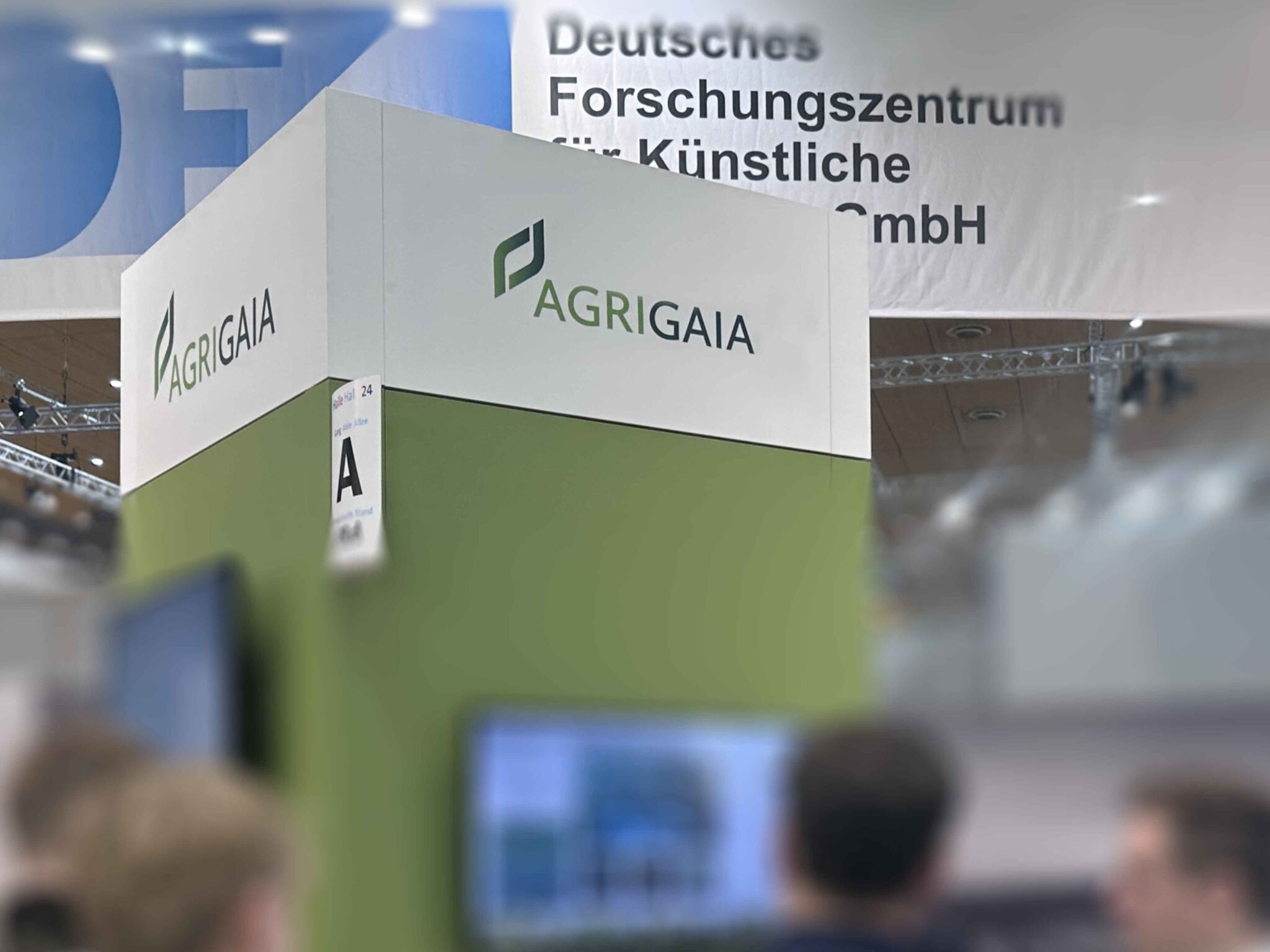 Ein Ausschnitt des Agri-Gaia Messestands auf der Agritechnica