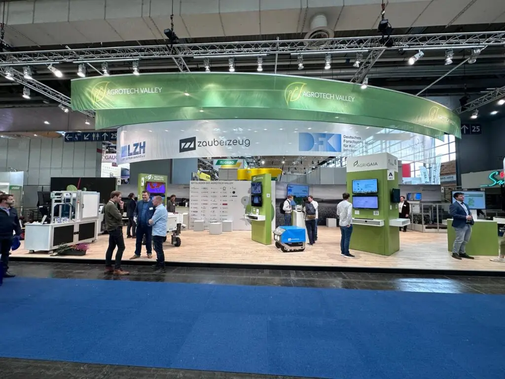 Agritechnica 2023 in Hannover. Messestand des Agrotech Valleys